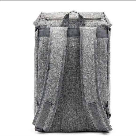 Herschel Supply Company | Iona Backpack Raven Crosshatch Grey & Black Red Inside - Picture 3 of 15